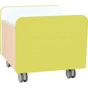 Cutie medie pe roti Quadro lime imagine