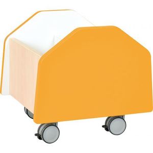 Cutie mica pe roti Quadro orange imagine