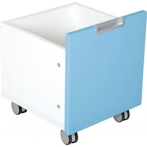 Cutie mica pe roti pentru dulap Quadro bleu imagine