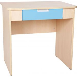Birou Quadro cu sertar lat bleu imagine