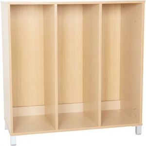 Dulap L cu picioare Flexi cu 3 compartimente pentru containere din plastic imagine