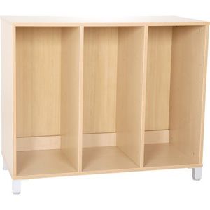 Dulap M cu picioare Flexi cu 3 compartimente pentru containere din plastic imagine