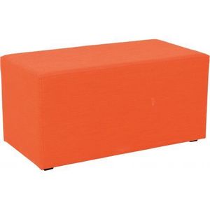 Puf ignifug Inflamea double orange imagine