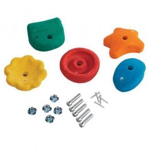 Set pietre de catarat escalada pentru spatii de joaca, Mix S (mici) 7, 5 cm – 8, 5 cm , multicolore, KBT imagine