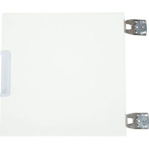 Usa mica de culoare alba cu mecanism de inchidere silentioasa pentru dulapuri Quadro imagine