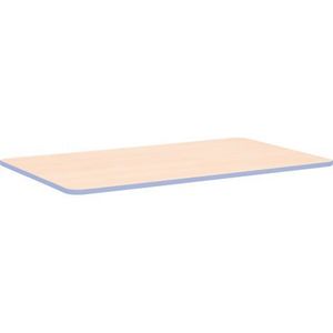 Blat de masa artar dreptunghiular Quadro cu cant albastru marin imagine