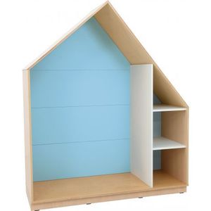 Dulap Quadro Casuta cu 2 rafturi bleu imagine