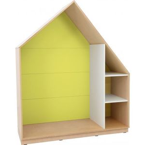 Dulap Quadro Casuta cu 2 rafturi lime imagine