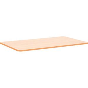 Blat de masa artar dreptunghiular Quadro cu cant portocaliu imagine