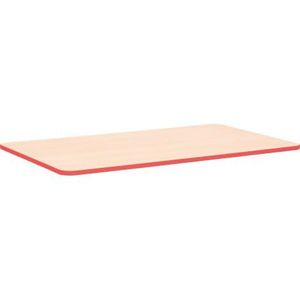 Blat de masa artar dreptunghiular Quadro cu cant rosu imagine