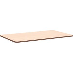 Blat de masa artar dreptunghiular Quadro cu cant maro imagine
