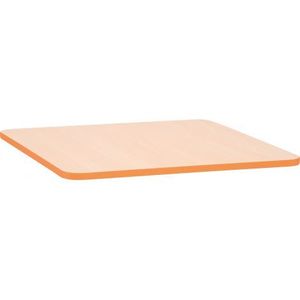 Blat de masa artar patrat Quadro cu cant portocaliu imagine