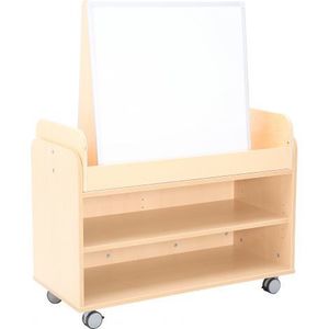 Dulap pe roti cu sevalet dublu pentru gradinita Flexi 61 imagine