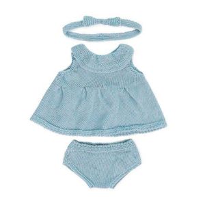 Set imbracaminte Blue pentru papusa 38 cm imagine