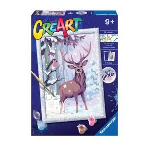 Creart - pictura caprioara si pasare 20078 Ravensburger imagine
