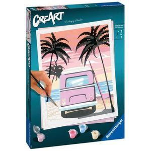 Creart - masina pe plaja 20131 Ravensburger imagine