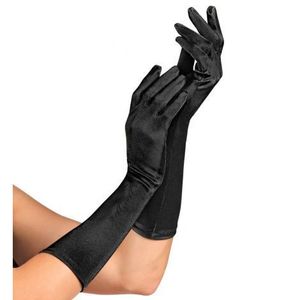Manusi lycra satin negre imagine