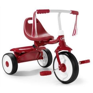 Tricicleta pliabila Radio Flyer Fold 2 Go Red, 1-3 ani imagine
