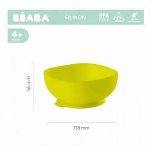 Bol silicon cu ventuza verde imagine