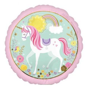 Balon folie unicorn 45 cm imagine