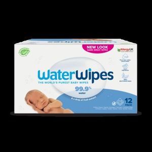 Servetele umede Biodegradabile Water Wipes, 12 pachete x 60 buc, 720 buc imagine