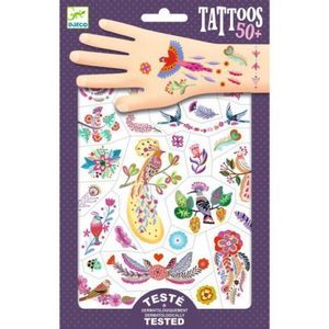 Tatuaje Djeco Pasari multicolore imagine