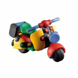 Jucarie de construit mic-o-mic 3D Motocicleta 089.032, 13.7 cm imagine