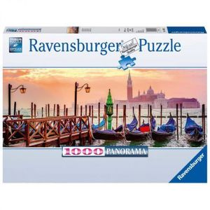 PUZZLE GONDOLE IN VENETIA, 1000 PIESE imagine