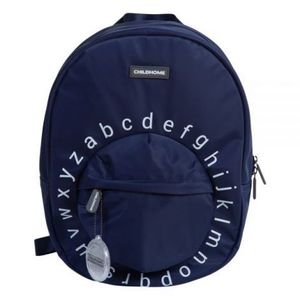 Ghiozdan Childhome ABC 29x12x38 cm Bleumarin imagine