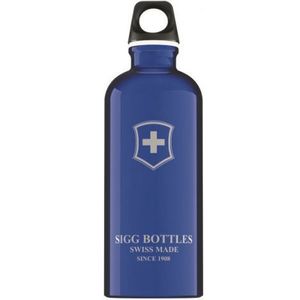 SIGG Bidon din aluminiu SWISS EMBLEM DARK BLUE 0.6l imagine