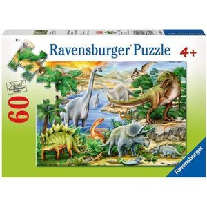 PUZZLE VIATA PREISTORICA, 60 PIESE imagine