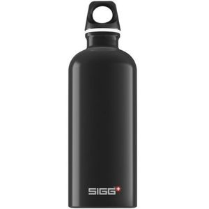 Bidon din aluminiu Traveller Black, 0.6l imagine