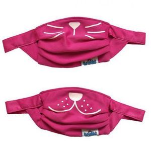 Set 2 masti faciale reutilizabile (acoperitoare fata), Trunki, Roz imagine