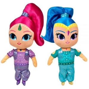Set 2 jucarii din plus si material textil Shimmer & Shine 30 cm imagine