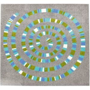 Covor patrat cu model in spirala 3x3 m imagine