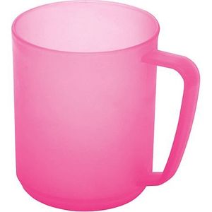 Cana din plastic, 350 ml, roz imagine