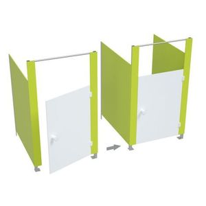 Usa pentru toaleta modulara cu separatoare, culoarea alba imagine