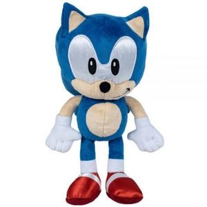 Jucarie din plus Sonic Hedgehog cu pantofi satinati, 28 cm imagine
