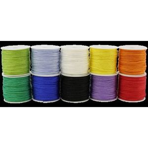 Set 10 bobine snur colorat diam 1.5 mm imagine