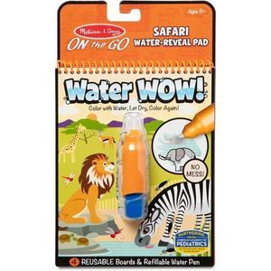 Carnet de colorat cu Apa magica Safari - Melissa and Doug 9441 imagine