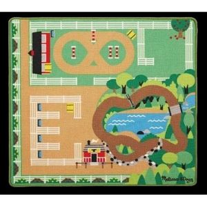 Covor de joaca Ferma calutilor - Melissa and Doug imagine