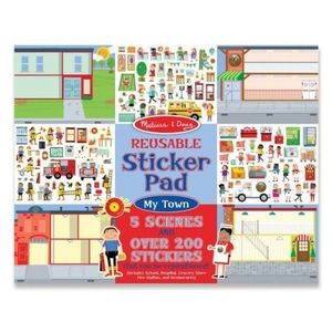 Abtibilduri reutilizabile Orasul meu Melissa and Doug imagine