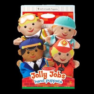 Set 4 papusi de mana Meserii Melissa&Doug 9086 imagine
