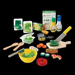 Set de joaca din lemn Salate delicioase Melissa and Doug 9310 imagine