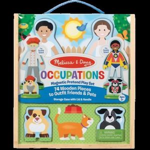 Set de joaca magnetic Meserii - Melissa & Doug imagine