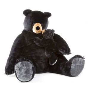 Urs negru gigant din plus - Melissa and Doug imagine