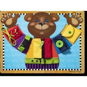 Joc pentru dezvoltarea abilitatilor Invata sa te imbraci Melissa and Doug 3784 imagine
