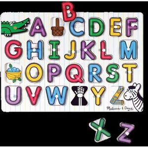 Puzzle lemn Alfabet Melissa and Doug 3272 imagine