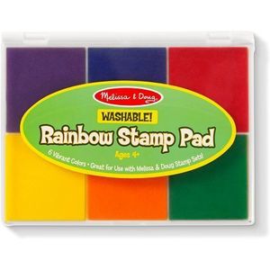 Tusiera Curcubeu cu 6 culori lavabile nontoxice Melissa & Doug 1637 imagine