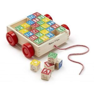 Melissa and Doug - Carucior cu cuburi ABC imagine